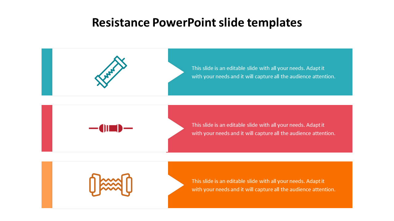 Resistance PowerPoint slide templates
